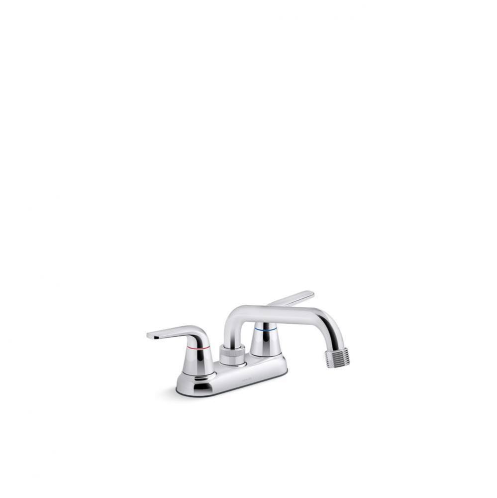 Jolt® Two-handle utility sink faucet with 3/4'' threaded GHT spout