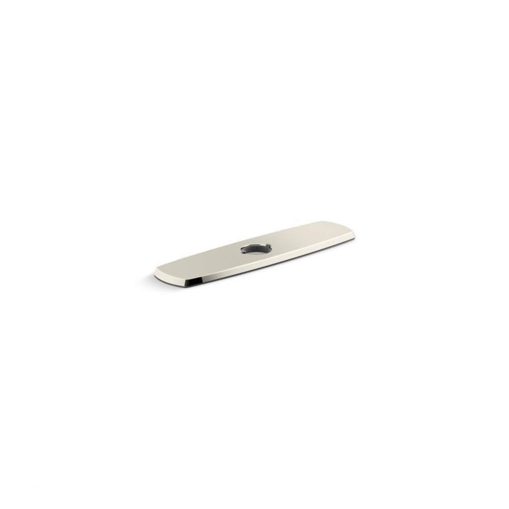 Graze® Three-hole kitchen faucet escutcheon
