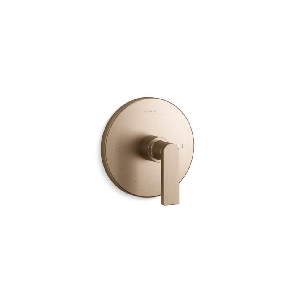 Composed® MasterShower® temperature control valve trim with lever handle