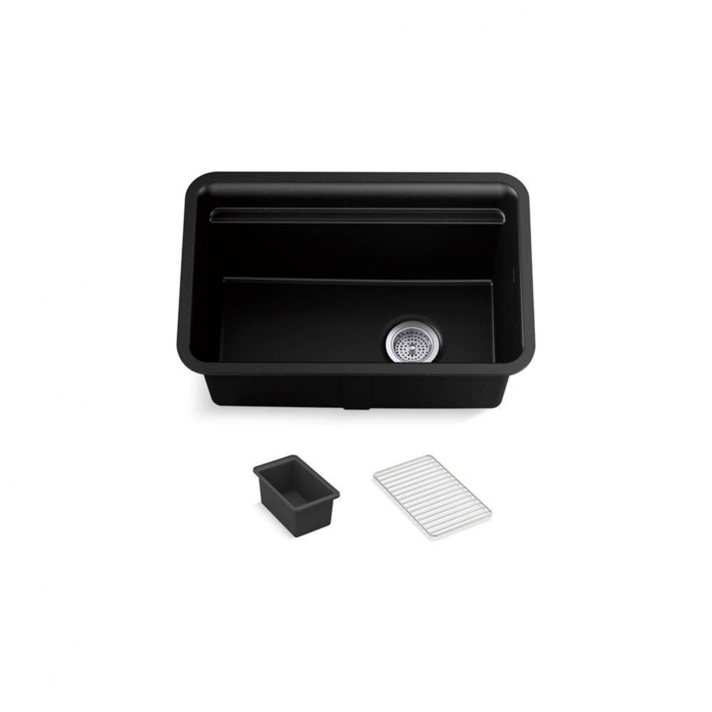 Cairn® 27-1/2'' undermount single-bowl utility sink
