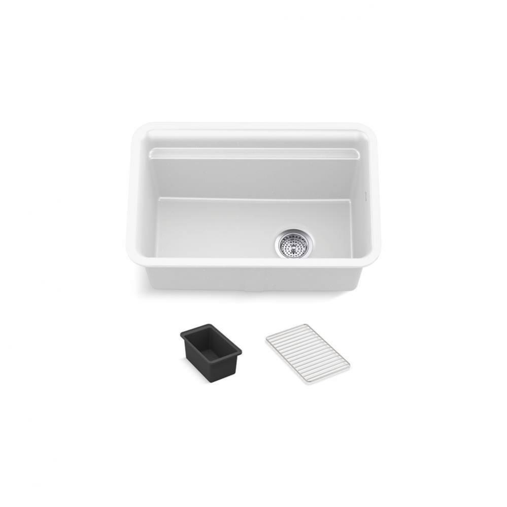 Cairn® 27-1/2'' undermount single-bowl utility sink