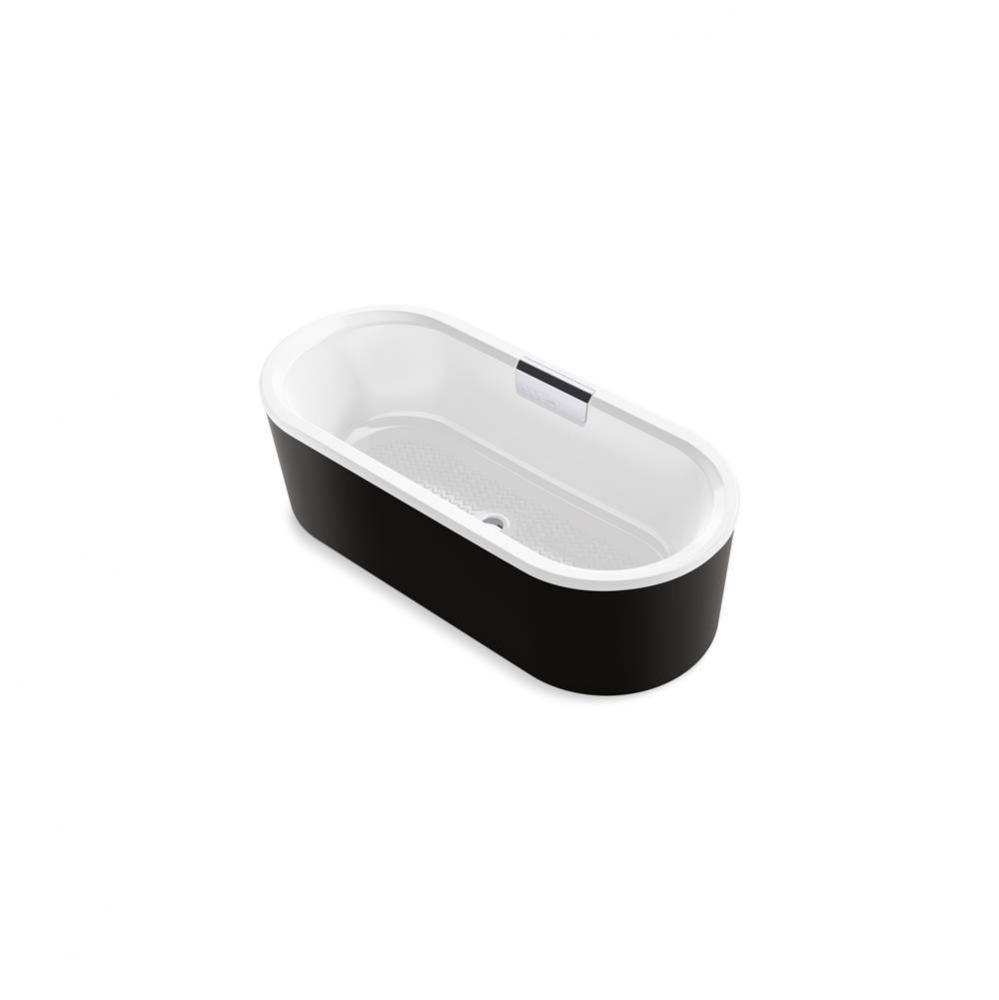 Volute™ 63'' x 28-3/8'' freestanding bath with shroud