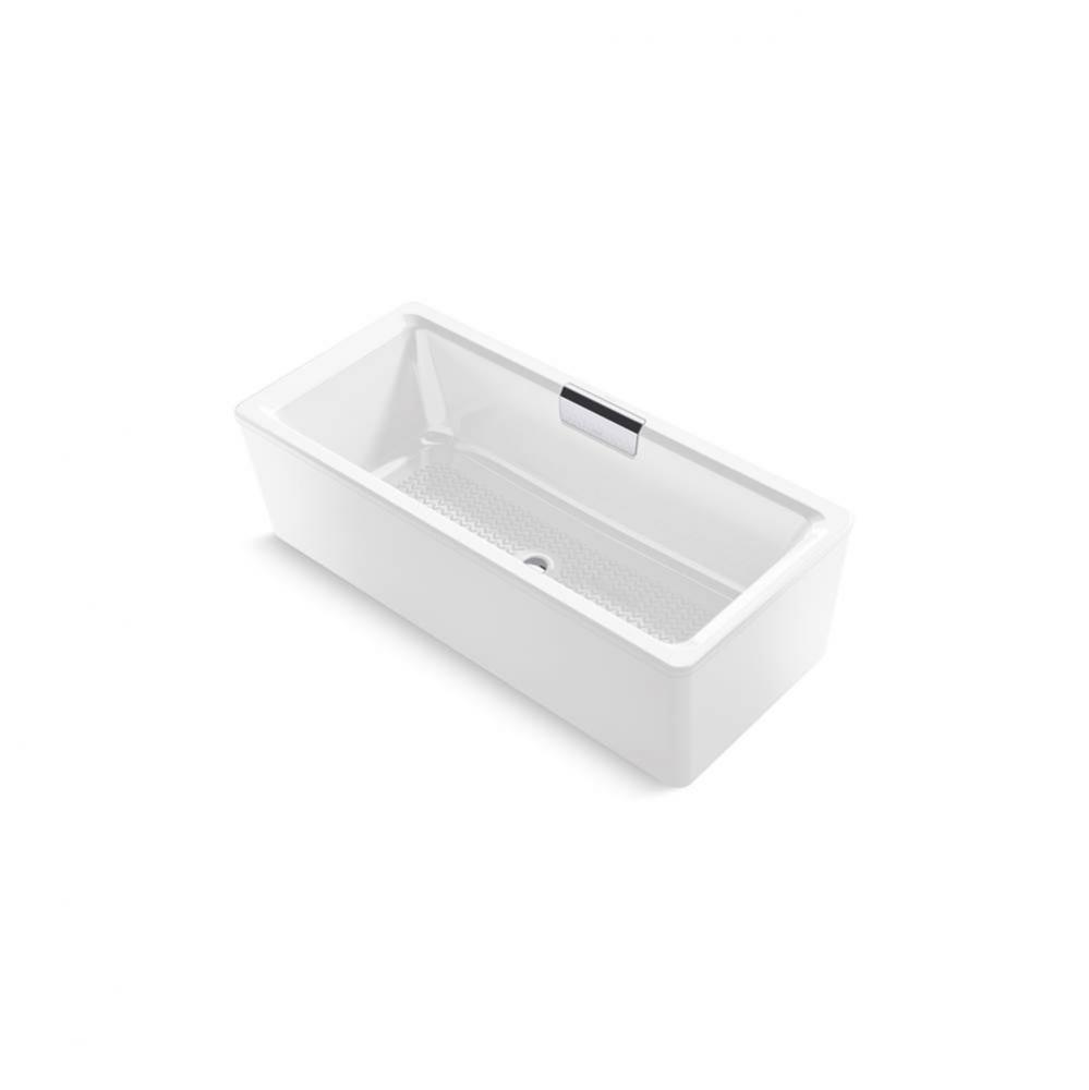Volute™ 63'' x 28-3/8'' freestanding bath with shroud