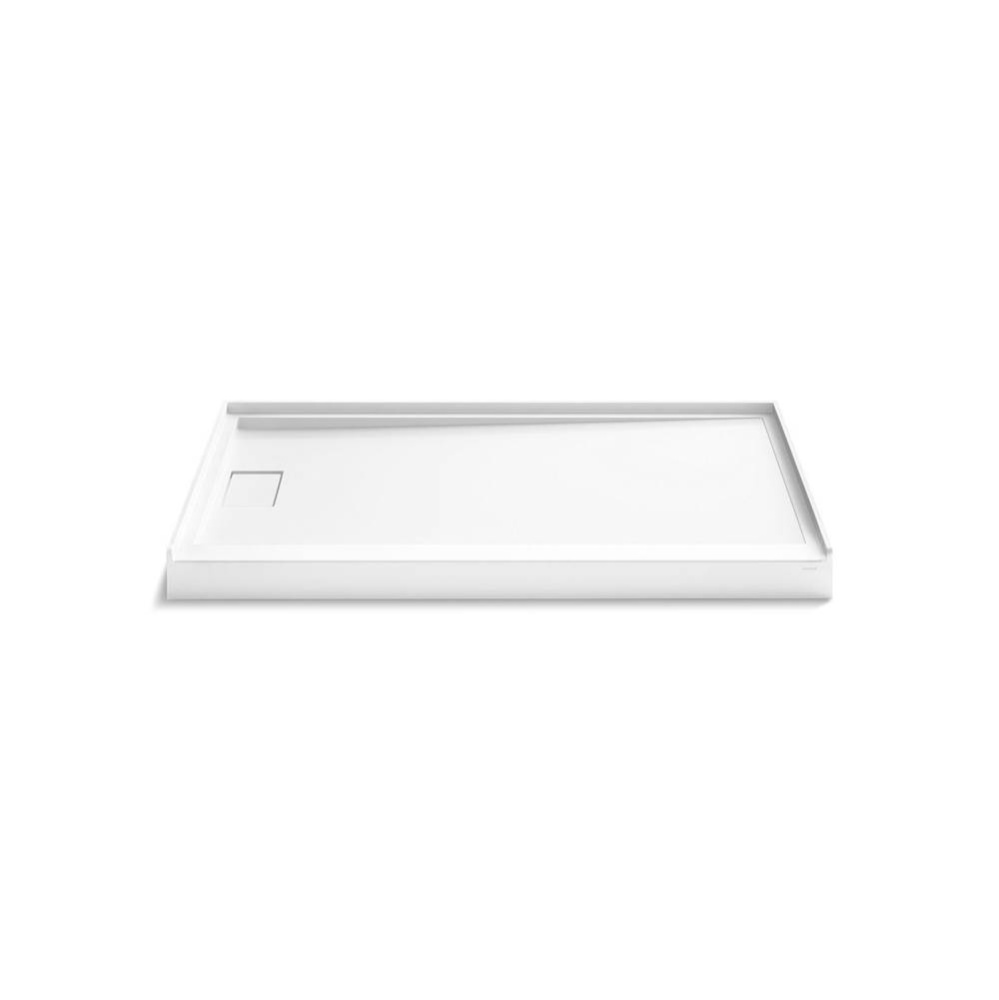 Stoneridge 60'' X 36'' Alcove Shower Base Left Drain
