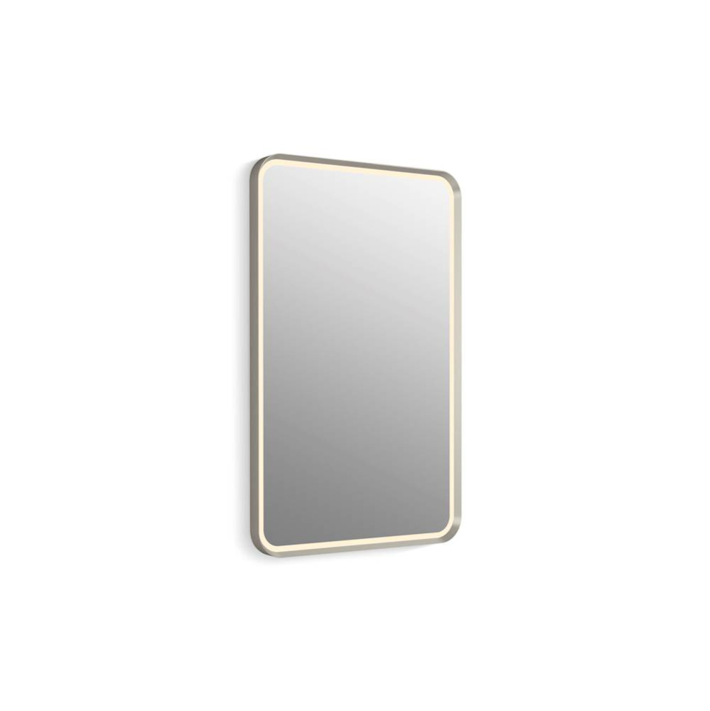 Essential Ultrabright 22 in. X 34 in. Rectangular Lighted Framed Mirror