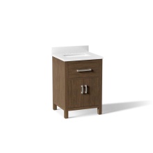 Kohler 40637-BD1-DAK - Kresla 24'' Bathroom Vanity Cabinet With Sink And Quartz Top Draper Oak