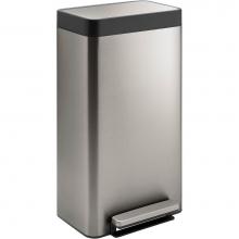Kohler 20941-ST - 8-gallon loft stainless steel step trash can