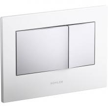Kohler 8857-GW1 - Bevel® Flush actuator plate for 2''x4'' in-wall tank and carrier system