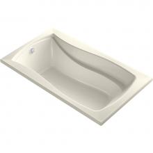 Kohler 1224-GHW-96 - Mariposa® 66'' x 36'' drop-in Heated BubbleMassage™ air bath with Bask&