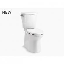 Kohler 20197-0 - Betello Comfort Height Two-piece Elongated 1.28 Gpf Toilet With Skirted Trapway, Revolution 360 Sw