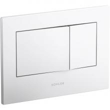 Kohler 8857-0 - Bevel® Flush actuator plate for 2''x4'' in-wall tank and carrier system