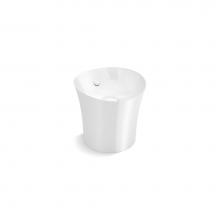 Kohler 20703-0 - Veil® Tall Vessel/pedestal bathroom sink basin