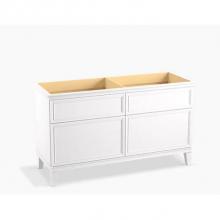 Kohler 33560-1WA - Harken® 60'' bathroom vanity cabinet with four drawers