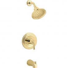 Kohler TS395-4G-PB - Devonshire® Rite-Temp® bath and shower trim with NPT spout and 1.75 gpm showerhead