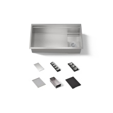 Kohler 37908-PAP-NA - 33-3/4'' undermount single-bowl workstation kitchen sink