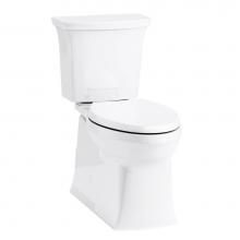 Kohler 3814-RA-0 - Corbelle® Comfort Height® Two-piece elongated 1.28 gpf chair height toilet with right-ha