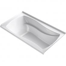 Kohler 1224-GHRF-0 - Mariposa® 66'' x 35-7/8'' integral flange Heated BubbleMassage™ air bat