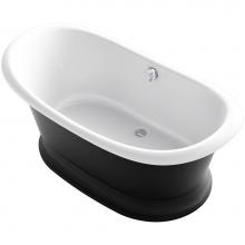 Kohler 21000-P5-0 - Artifacts™ 66-1/8'' x 32-1/2'' freestanding bath with Iron Black exterior