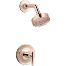 Kohler TS14422-4G-RGD - Purist® Rite-Temp® shower trim with lever handle and 1.75 gpm showerhead