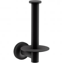 Kohler 14444-BL - Purist® Vertical toilet paper holder