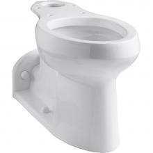 Kohler 4305-SS-0 - Barrington™ Comfort Height® Floor-mounted rear spud antimicrobial toilet bowl with skirted