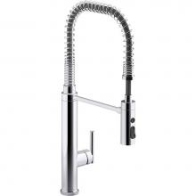 Kohler 24982-CP - Purist® Single-handle semi-professional kitchen sink faucet