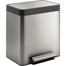 Kohler 20942-ST - 8-gallon compact stainless steel step can