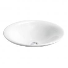 Kohler 75748-HD1-0 - Sartorial™ Herringbone Carillon® Round Wading Pool® Vessel bathroom sink