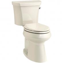 Kohler 76301-RA-47 - Highline® Comfort Height® Two piece elongated 1.28 gpf chair height toilet with right ha
