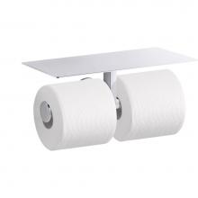 Kohler 78384-CP - Components™ Covered double toilet paper holder