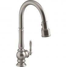 Kohler 29709-VS - Artifacts® Touchless pull-down kitchen sink faucet with three-function sprayhead