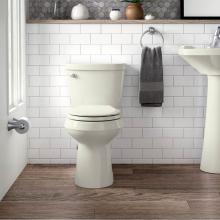 Kohler 3887-4639-96 - Cimarron Comfort Height 2-Piece 1.28 GPF Round Toilet in Biscuit with Cachet Q3 Toilet Seat
