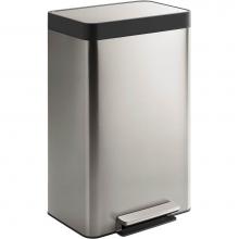 Kohler 20940-ST - 13-gallon stainless steel step trash can