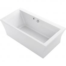 Kohler 24011-W1-0 - Stargaze® 60'' x 34'' freestanding bath with Bask® heated surface an