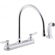 Kohler 810T71-4AFA-CP - Triton® Bowe® 1.8 gpm kitchen sink faucet with 9-5/16'' gooseneck spout, match