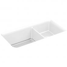 Kohler 8204-CM6 - Cairn® 33-1/2'' undermount double-bowl kitchen sink