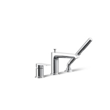 Kohler 97070-4-CP - Hint® Deck-mount bath faucet with handshower
