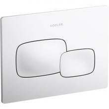 Kohler 5413-0 - Cue® Flush actuator plate for 2''x 4'' in-wall tank and carrier system