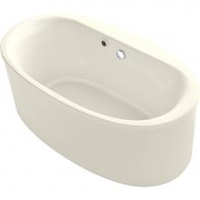 Kohler 24001-W1-96 - Sunstruck® 60'' x 34'' oval freestanding bath with Bask® heated surf