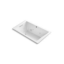 Kohler 1849-XHGH-0 - Underscore® 60'' x 36'' drop-in Heated BubbleMassage™ air bath with whi