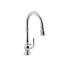 Kohler 29709-WB-CP - Artifacts® Touchless pull-down kitchen sink faucet with KOHLER® Konnect™ and three-fun