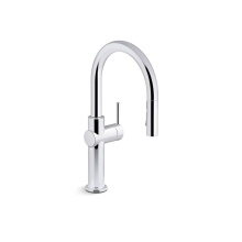 Kohler 22972-CP - Crue® Pull-down kitchen sink faucet with three-function sprayhead