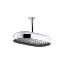 Kohler 26294-CP - Statement® Oblong 14'' single-function rainhead, 2.5 gpm