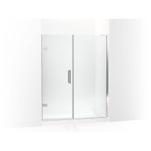 Kohler 27616-10L-SHP - Composed™ Frameless pivot shower door, 71-3/4'' H x 57-1/4 - 58'' W, with 3/