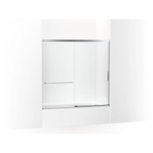Kohler 707609-6L-SH - Elate® 56-3/4'' H sliding bath door with 1/4''-thick glass