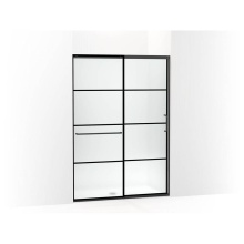 Kohler 707614-8G80-BL - Elate® Sliding shower door, 75-1/2'' H x 50-1/4 - 53-5/8'' W, with heavy