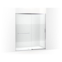 Kohler 707616-8G81-SH - Elate® Sliding shower door, 75-1/2'' H x 62-1/4 - 65-5/8'' W with heavy 5