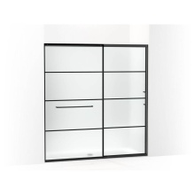 Kohler 707617-8G80-BL - Elate® Sliding shower door, 75-1/2'' H x 68-1/4 - 71-5/8'' W, with heavy