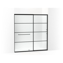 Kohler 707617-8G79-BL - Elate® Sliding shower door, 75-1/2'' H x 68-1/4 - 71-5/8'' W, with heavy