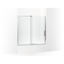 Kohler 707623-8L-SHP - Echelon® Sliding bath door, 58-1/4'' H x 55-3/4 - 59-3/4'' W, with 5/16&a